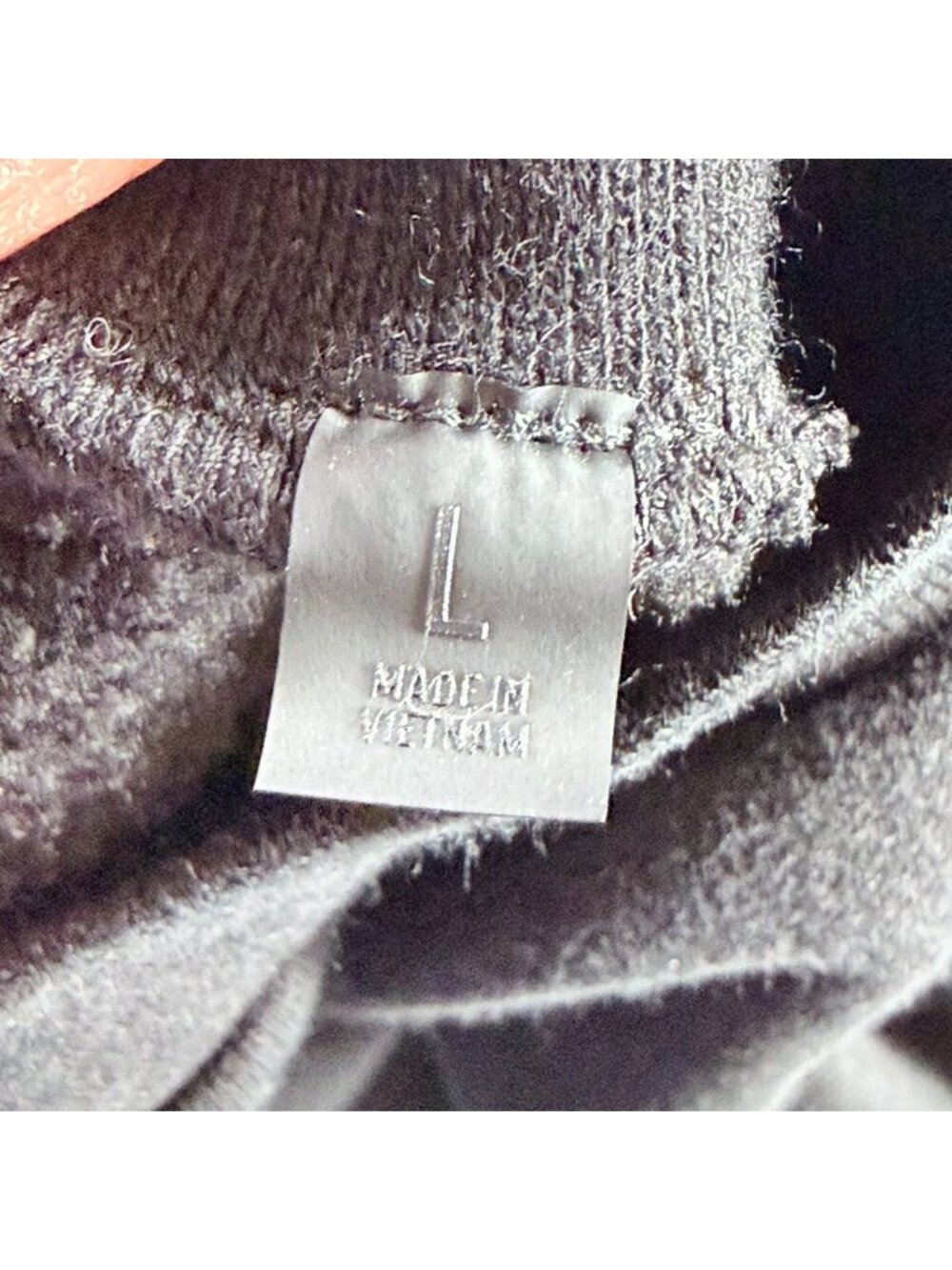 Fear Of God Essentials Sweatshirt Mens L Black Classic Fleece Crew Neck Outdoor - Picture 16 of 16